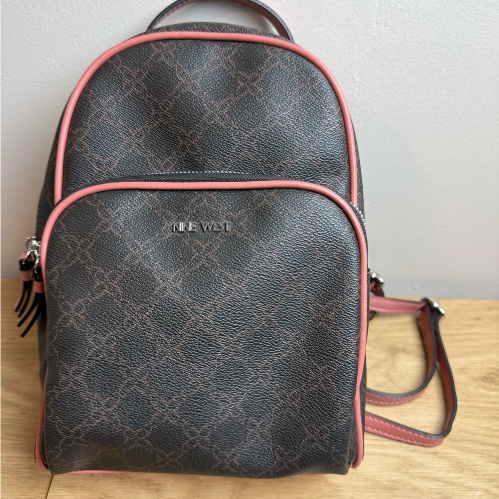 Nine West Black and Pink Backpack